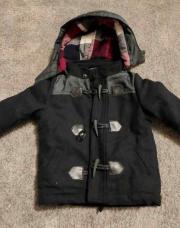 manteau 6 mois bleu àà carreaux