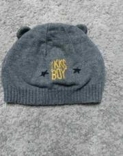 bonnet gris foncé IKKS avec oreilles