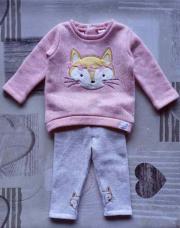 Ens pull+pantalon renard 9 mois