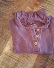 Blouse bordeaux 6m