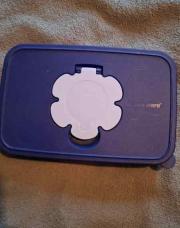 Boîte lingettes bleue