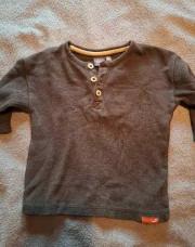 T-shirt manches longues boutons 3 mois