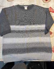 Blouse argenté Laura Kent taille 38 