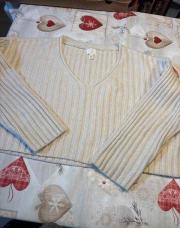 Pull court beige H&m  taille m 