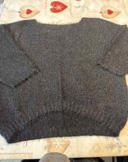 Pull noir taille unique 