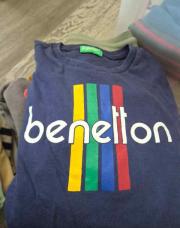 Pull Benetton bleu 8 ans 