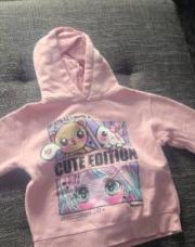 Pull rose zara lapin