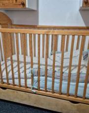 Lit en bois nuage + tiroir 