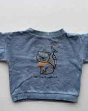 Pull Verbaudet bleu 9 mois