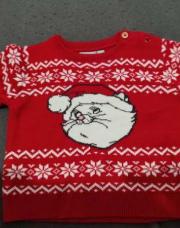 Pull rouge Noël 