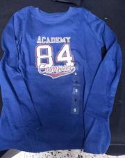 Tshirt manches longues bleu 84 - 6A