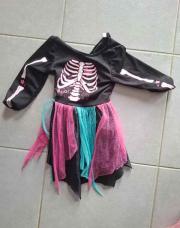 Robe squelette 4-5ans