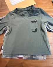 T shirt ML ORC 12 mois vert 
