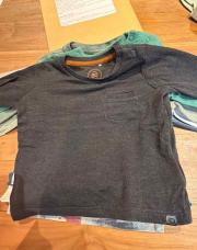 T shirt ML JBc gris 12 mois 