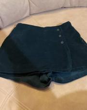 Jupe short velours canard 14 ans 