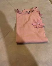 T-shirt rose fleurs 12 ans 