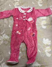 Pyjama rose baleine sergent major - 6 mois 