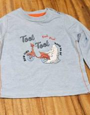73 t-shirt l'anche beurre ciel 62cm