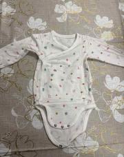 Body blanc feuille - 6 mois 