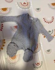 Pyjama zip gris 