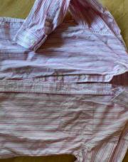 Chemise rayée rose 6a