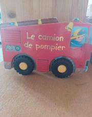 Livre enfant le camion de pompier