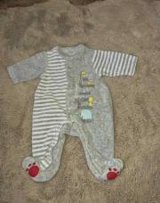 Pyjama gris animaux 