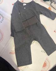 Ensemble body pantalon gris foncer 