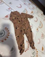 Pyjama brun tête de snoopy 