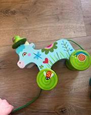 Vache en bois