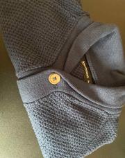 Gilet bleu laine 
