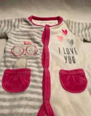 Pyjama 1 mois I love you