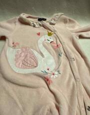 Pyjama cygne 6 mois 