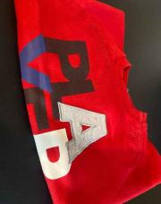 Pull rouge 6/9 