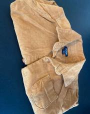 Chemise velour brun 