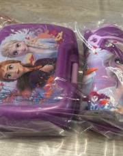 Lot boîte tartines +gourde Reine des neiges