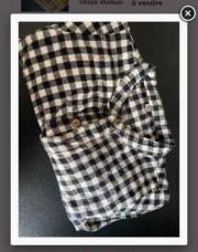 Chemise à carreau noir&blanc 