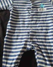Pyjama lignée bleu 3m