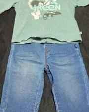 Jeans + pull OBAIBI 3M