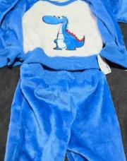 Pull +pantalon + gilet bleu 3m