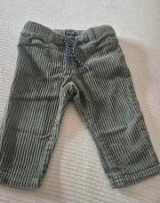 Pantalon en velours kaki 12 mois 