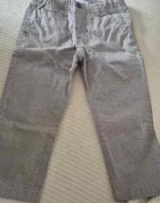 Pantalon a carreaux beige 12 mois 
