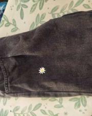 Jeans fleur 9 ans