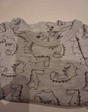 T-shirt 18 mois gris dino