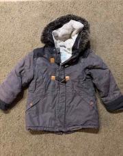 Manteau gris doudoune obaibi 4 ans 