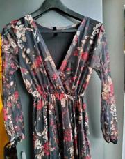 Robe fleurie voile M
