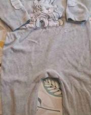 Pyjama 6 mois gris clair 