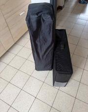 Lit parapluie noir + matelas 